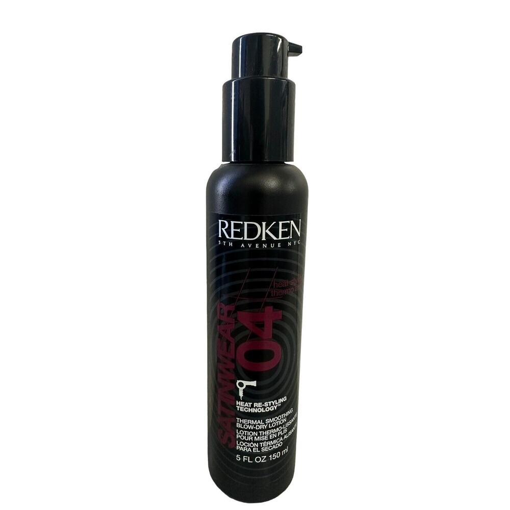 Redken 04 Satinwear Thermal Smoothing Blow-Dry Hair Lotion 5 Fluid Ounces NEW